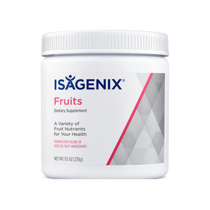 Isagenix Fruits Phytonutrient Drink Mix with Eleuthero Root, Apple, Peach, and More to Complement Diet 270 Grams (30 Servings)