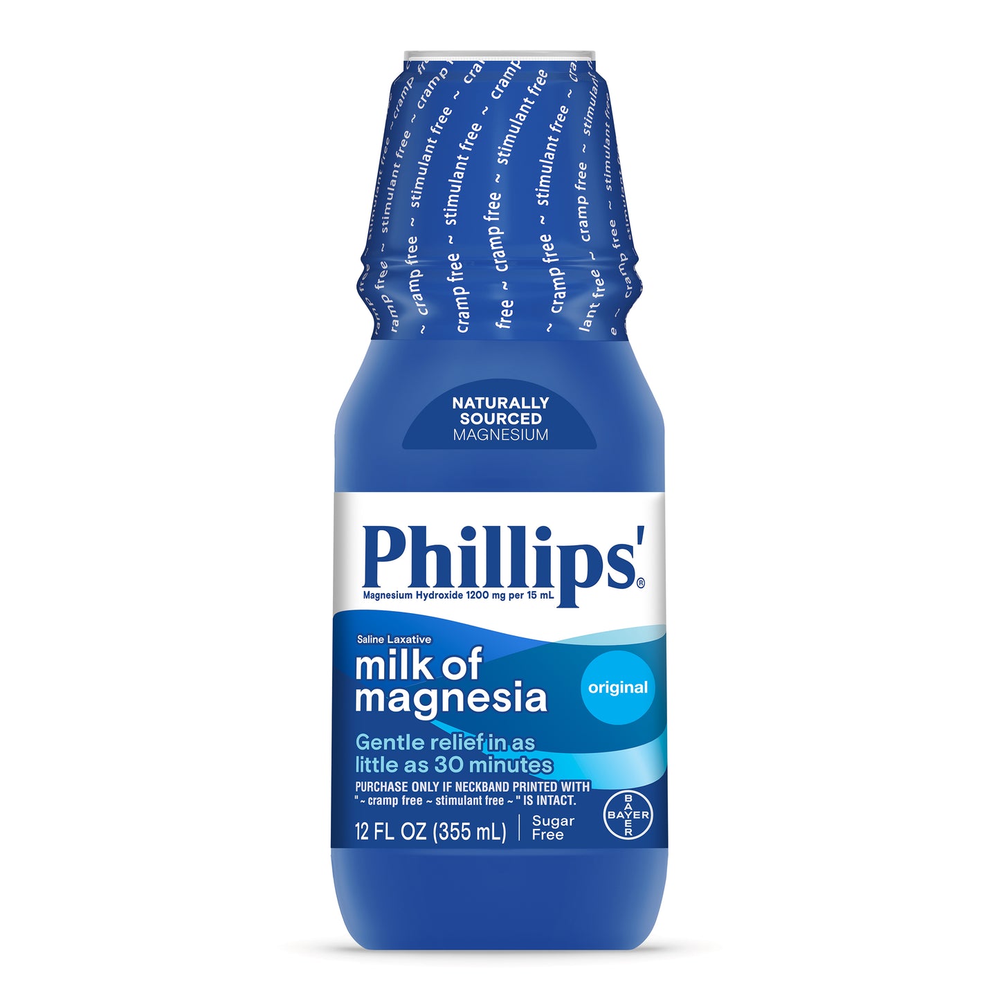 Milk of Magnesia Original Flavor Saline Laxative Liquid, 12 Oz Bottle (Pack of 3) *Compare to Phillips Milk of Magnesia and Save*