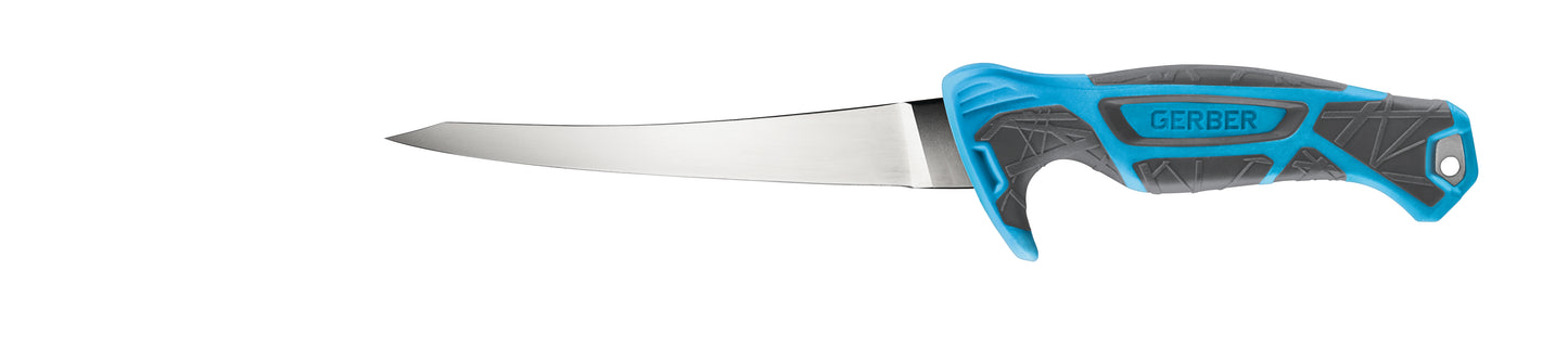 Gerber Gear Controller 6 in. Saltwater Fillet Knife,Salt Water - Cyan,1028477