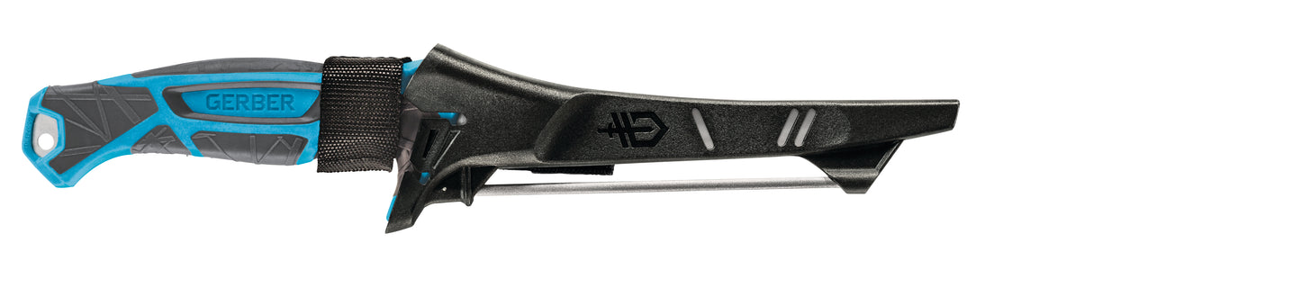 Gerber Gear Controller 6 in. Saltwater Fillet Knife,Salt Water - Cyan,1028477
