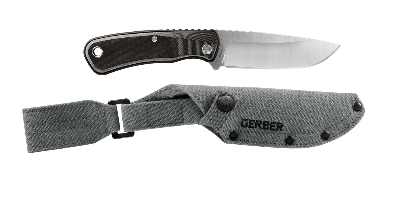Gerber Gear Downwind Drop Point Knife with Sheath, Olive
