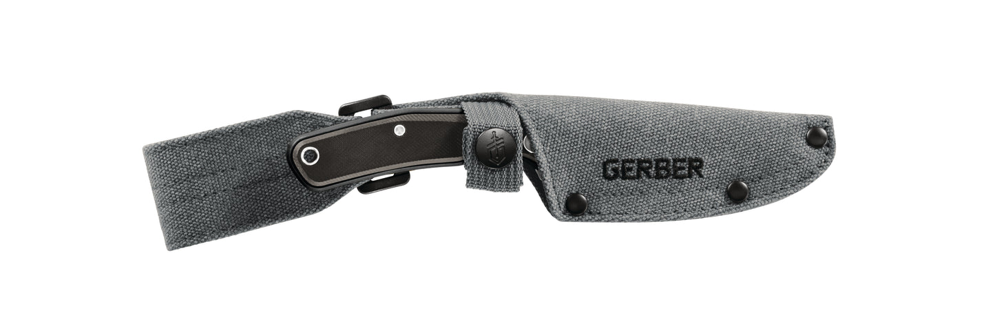 Gerber Gear Downwind Caper Knife with Sheath, Black, (31-003932)