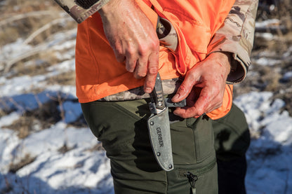 Gerber Gear Downwind Caper Knife with Sheath, Black, (31-003932)