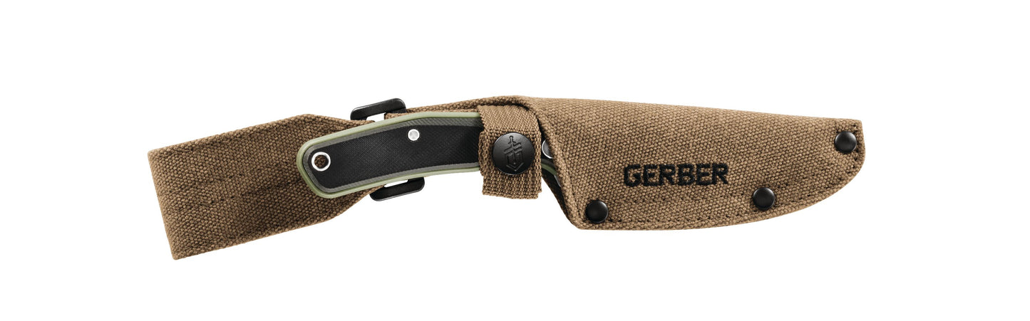 Gerber Gear Downwind Caper Knife with Sheath, Olive