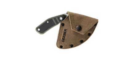 Gerber Gear Downwind Ulu with Sheath, Black, (31-003935)