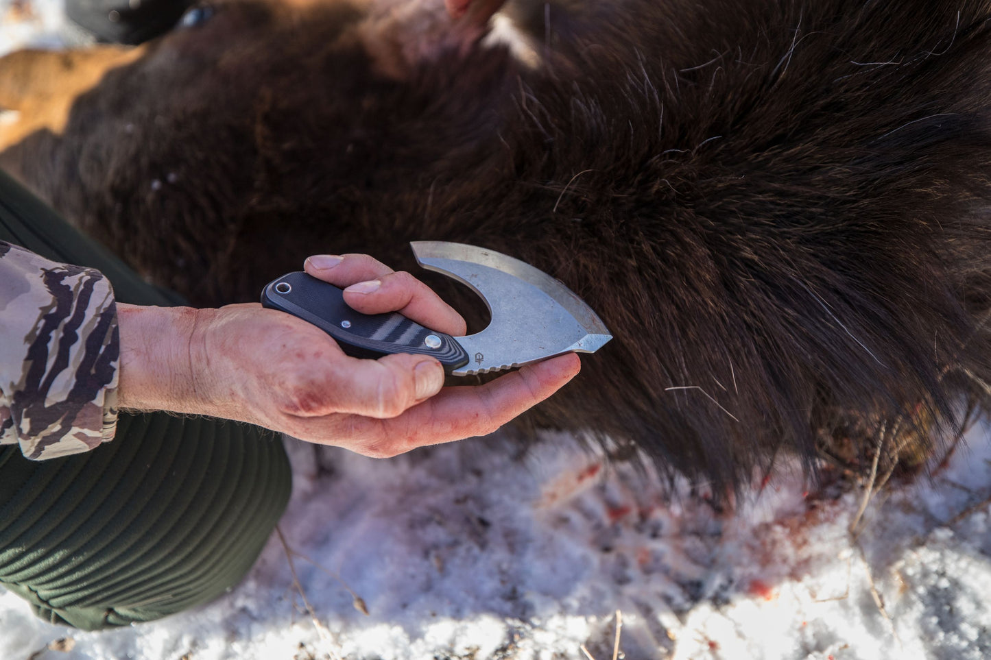Gerber Gear Downwind Ulu with Sheath, Black, (31-003935)