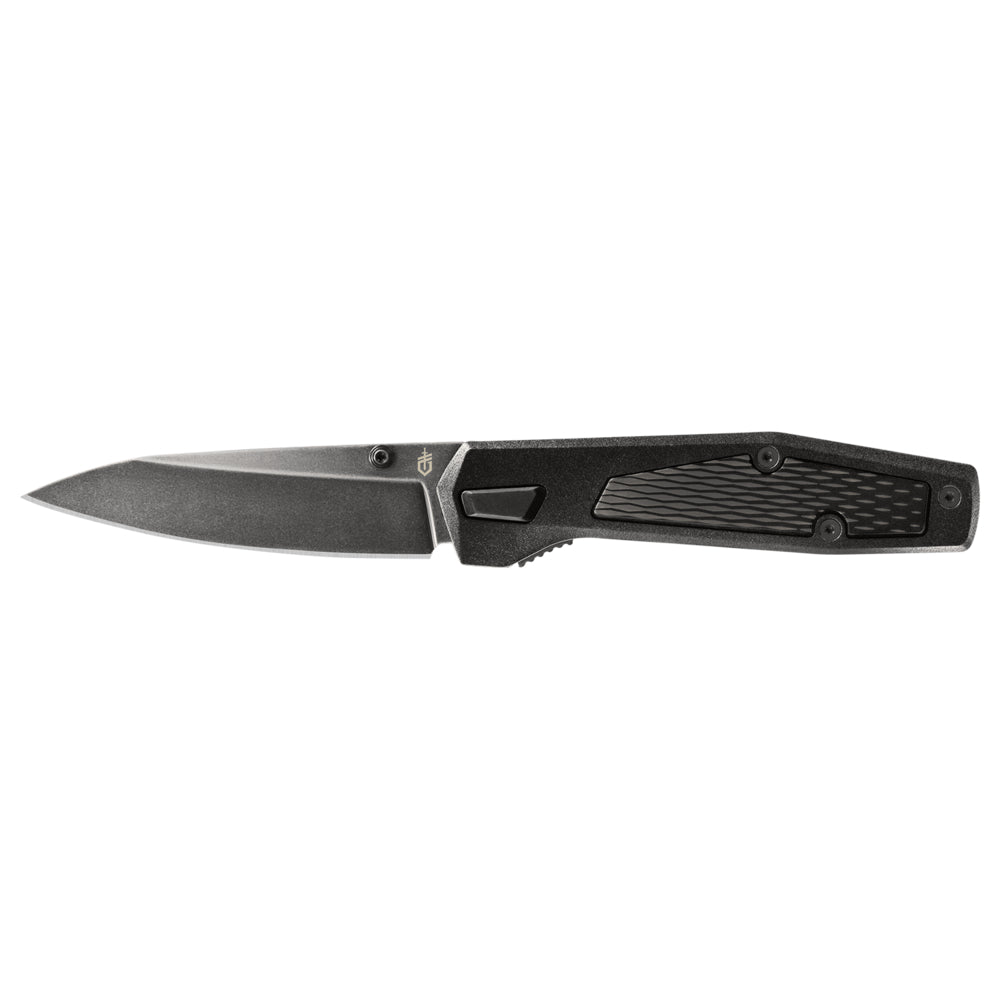 Gerber Gear Fuse Pocket Knife, 3.3 Inch Plane Edge Blade, Black