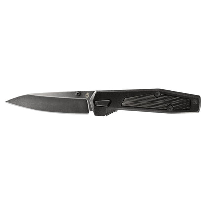 Gerber Gear Fuse Pocket Knife, 3.3 Inch Plane Edge Blade, Black