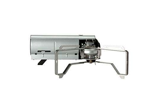 Snow Peak - Home & Camp Burner GS-600BK-US - Designed in Japan, Lightweight and Compact for Camping, Stable Base for Cooking - Silver