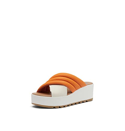 SOREL CAMERON‚Ñ¢ FLATFORM CORD SANDAL Sea Salt, Gum 16, 10