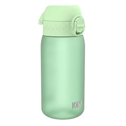 Ion8 Sport Water Bottle- Leakproof and BPA-free Water Bottle - Fits in Lunch Boxes, Handbags, Car Cup Holders, Backpacks and Bike Holders, 12 oz / 350 ml (Pack of 1) - OneTouch 2.0 - Surf Green 2.0