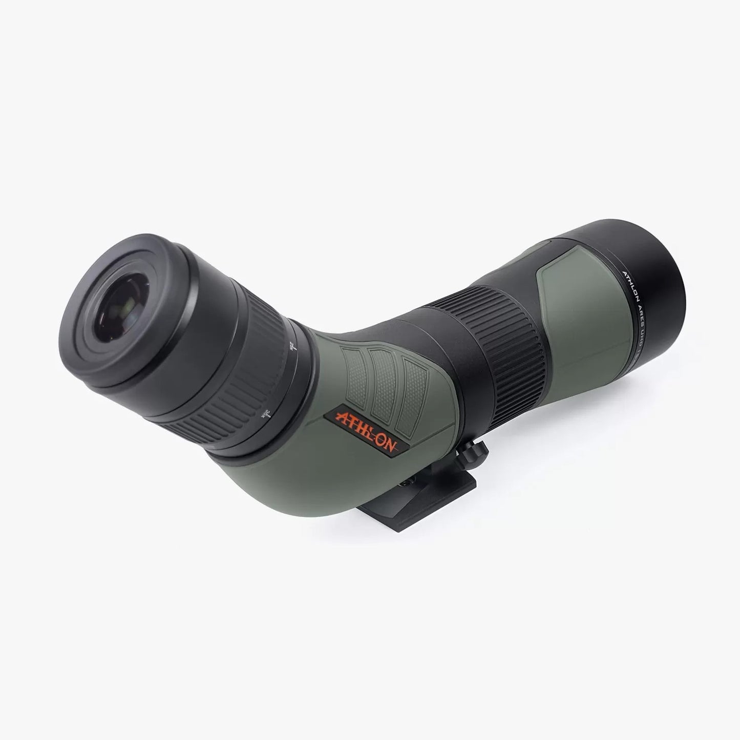 Athlon Optics Ares UHD 15-45x65 Spotting Scope - 45 Degree, Green/Black