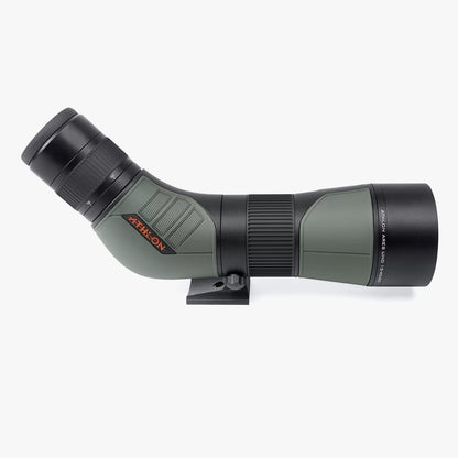Athlon Optics Ares UHD 15-45x65 Spotting Scope - 45 Degree, Green/Black