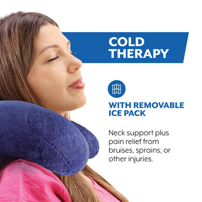 Brownmed Polar Ice Neck Support with Cooling Relief - Blue