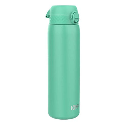 Ion8 Stainless Steel Water Bottle - Food-Safe and Odor Resistant - Fits Car Cup Holders, Backpack Pockets, and More, 40 oz / 1200 ml (Pack of 1) - OneTouch 2.0 - Teal 2.0