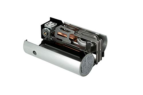 Snow Peak - Home & Camp Burner GS-600BK-US - Designed in Japan, Lightweight and Compact for Camping, Stable Base for Cooking - Silver