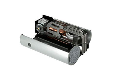 Snow Peak - Home & Camp Burner GS-600BK-US - Designed in Japan, Lightweight and Compact for Camping, Stable Base for Cooking - Silver