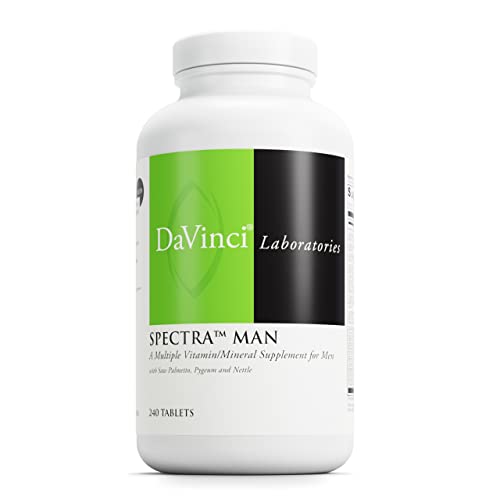 DaVinci Labs Spectra Man - Dietary Supplement to Support Immune System Function and Men's Unique Needs - With Vitamins, Minerals, Amino Acids, Herbs, Digestive Enzymes and Fatty Acids - 240 Tablets