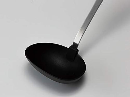 Snow Peak Nylon Ladle - Essential Camping & Kitchen Utensil - Stainless Steel, Nylon, Bamboo