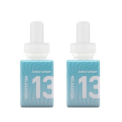 Pura and James Harden - Fragrance for Smart Home Air Diffusers - Room Freshener - Aromatherapy Scents for Bedrooms & Living Rooms - Odor Eliminator - 2 Pack - 13-Relaxation