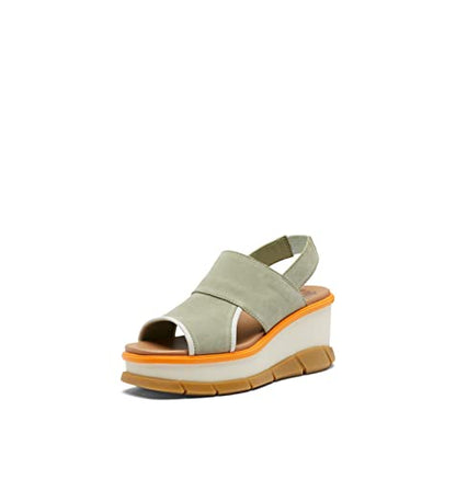 SOREL CAMERON‚Ñ¢ FLATFORM CORD SANDAL Sea Salt, Gum 16, 10