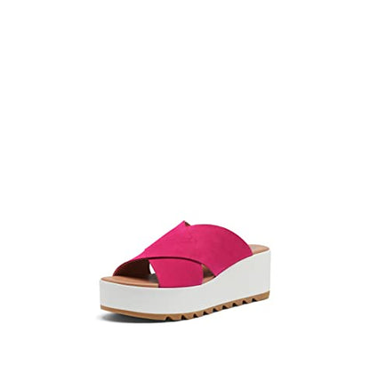 SOREL CAMERON‚Ñ¢ FLATFORM CORD SANDAL Sea Salt, Gum 16, 10
