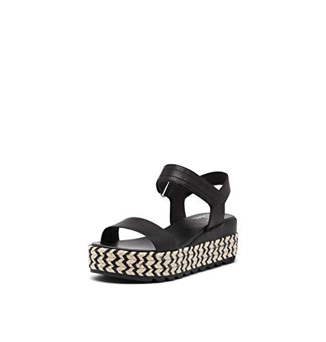 Sorel - Women's - CAMERON FLATFORM SANDAL - Black- Size  12