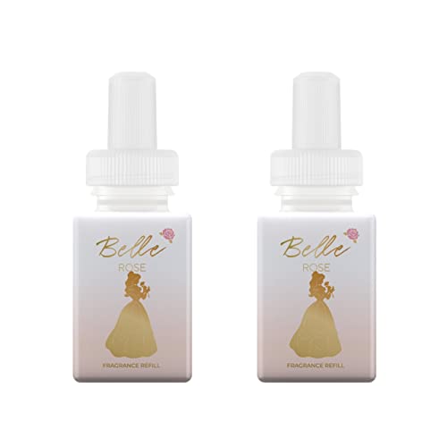Pura and Disney - Home Fragrance Scent for Air Diffusers - Room Freshener - Aromatherapy Scents for Bedrooms & Living Rooms - Scents for Smart Home Diffusers - 2 Pack - Belle Rose