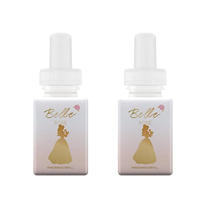 Pura and Disney - Home Fragrance Scent for Air Diffusers - Room Freshener - Aromatherapy Scents for Bedrooms & Living Rooms - Scents for Smart Home Diffusers - 2 Pack - Belle Rose