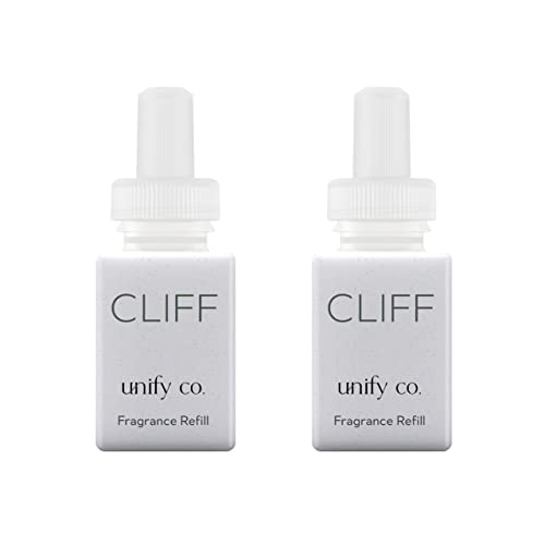 Pura and Unify - Fragrance for Smart Home Air Diffusers - Room Freshener - Aromatherapy Scents for Bedrooms & Living Rooms - Odor Eliminator - 2 Pack - Cliff