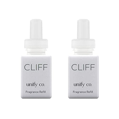 Pura and Unify - Fragrance for Smart Home Air Diffusers - Room Freshener - Aromatherapy Scents for Bedrooms & Living Rooms - Odor Eliminator - 2 Pack - Cliff