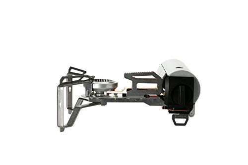 Snow Peak - Home & Camp Burner GS-600BK-US - Designed in Japan, Lightweight and Compact for Camping, Stable Base for Cooking - Silver