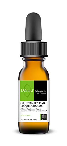 DaVinci Labs Gluconic DMG Liquid 300mg - Helps Support Immune System, Muscle Function, Heart Health & Brain Health* - 2 fl oz (60 Servings)