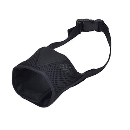Coastal - Best Fit - Adjustable Comfort Dog Muzzle, Black, 8.25" - 10.5" (Large)