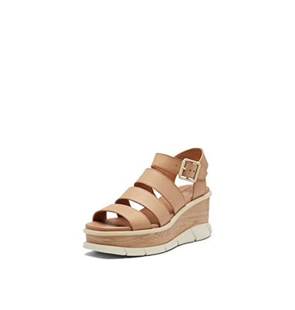 SOREL CAMERON‚Ñ¢ FLATFORM CORD SANDAL Sea Salt, Gum 16, 10