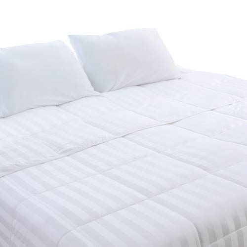 Cariloha All-Season, Organic Bamboo Duvet Comforter - Viscose-from-Bamboo Interior and Exterior - Comfortable, All-Weather Weight - 96" x 92" - Queen
