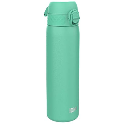 Ion8 Stainless Steel Water Bottle - Food-Safe and Odor Resistant - Fits Car Cup Holders, Backpack Pockets and More, 20 oz / 600 ml (Pack of 1) - OneTouch 2.0 - Teal 2.0