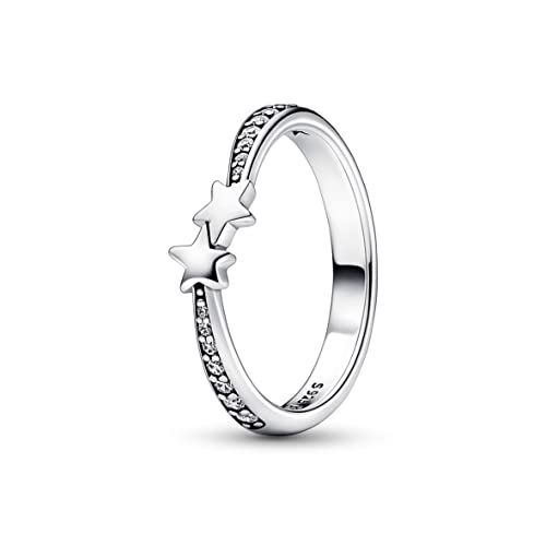 PANDORA Shooting Stars Sparkling Ring, Size, 56, With Gift Box