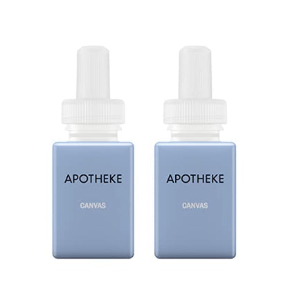 Pura and Apotheke - Fragrance for Smart Home Air Diffusers - Room Freshener - Aromatherapy Scents for Bedrooms & Living Rooms - Odor Eliminator - 2 Pack - Sea Salt Grapefruit