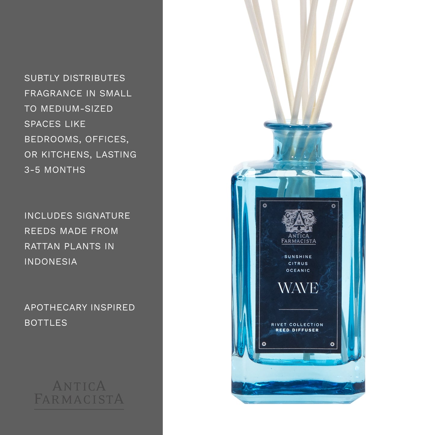 Antica Farmacista Home Ambiance Diffuser, 10.8 Fl Oz, Wave