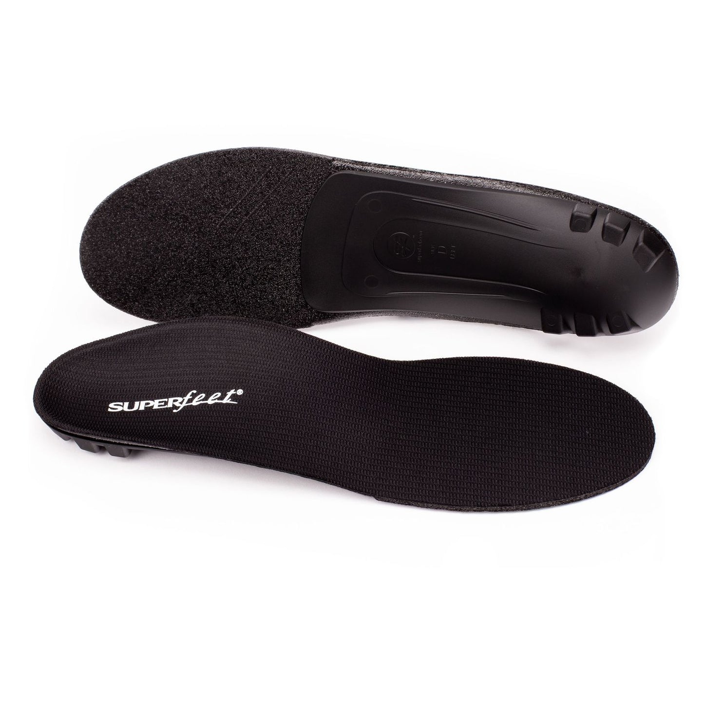 Superfeet BLACK - Orthotic Arch Support Insoles for Thin, Tight Shoes - 11.5-13 men / 12.5-14 Women