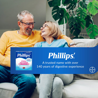Phillips' Stool Softener Liquid Gels 30 Liquid Gels (Pack of 5)