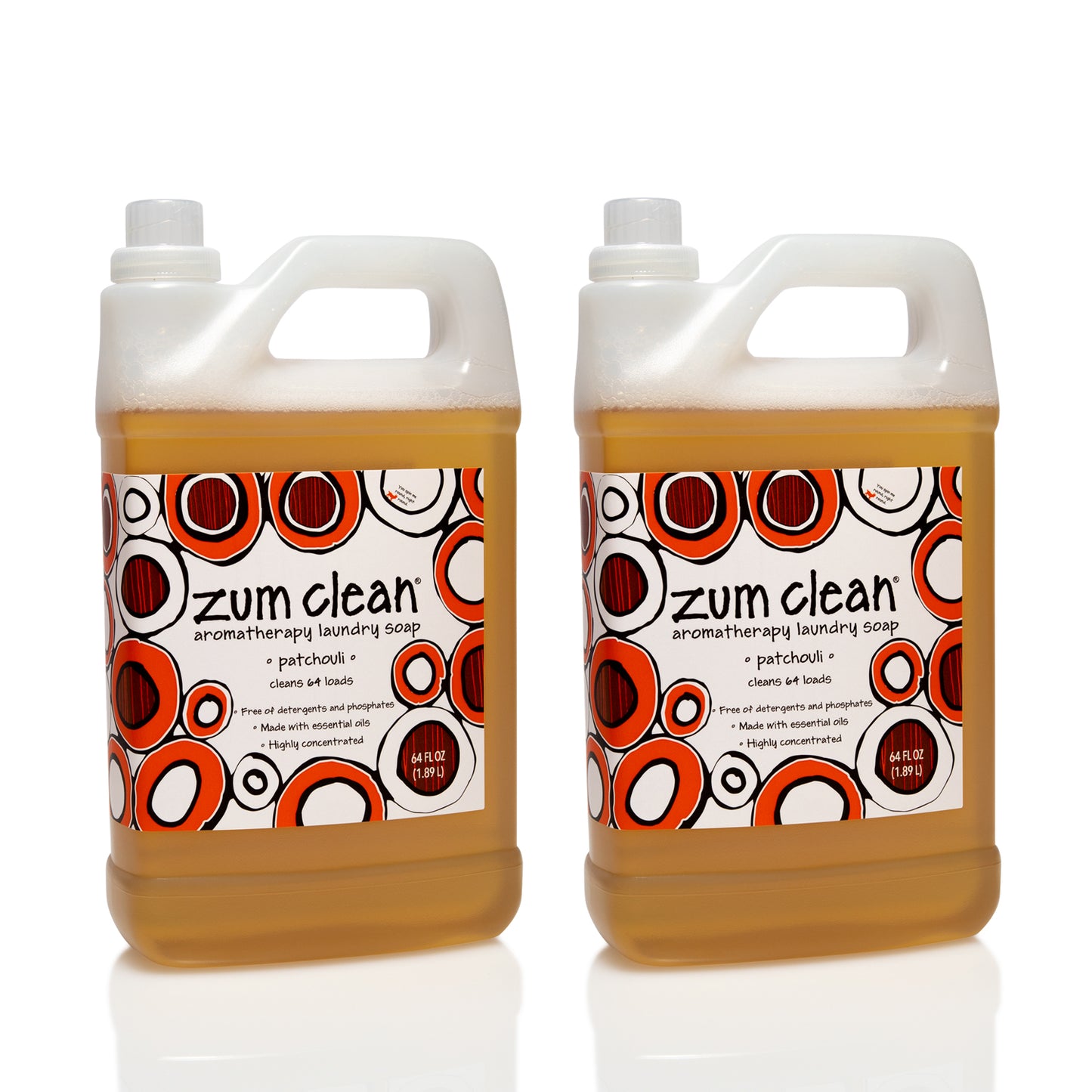 Zum Clean Laundry Soap - Patchouli - 64 fl oz (2 Pack)