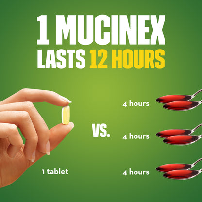 Mucinex DM 12 Hr Expectorant & Cough Suppressant Tablets, 100 ct. (Pack of 3)