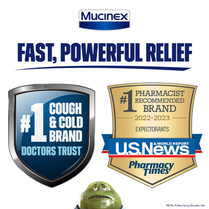 Mucinex Maximum Strength Fast-Max Day Cold & Flu & Nightshift Night Severe Cold & Flu All in One, Fast Release, Powerful Multi-Symptom Relief, 40 caplets (24 Day time + 16 Night time) (Pack of 3)