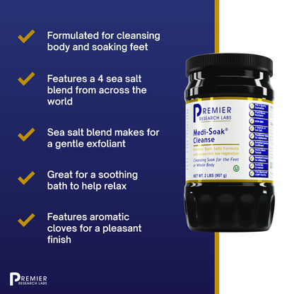 Premier Research Premier Medi-Soak Cleanse 2 LBS by Premier Research Labs