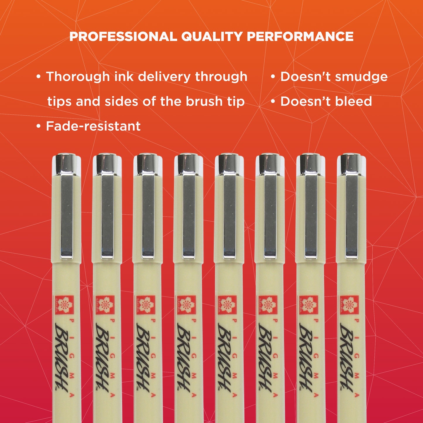 Sakura Archival Brush Pens, 8 Set, Colors May Vary, 8 Piece