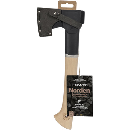 Fiskars Norden N7 Hatchet with Recycled Leather Sheath (14 in.)