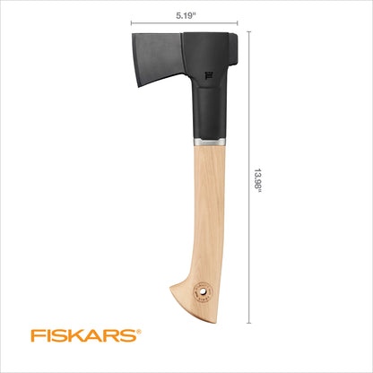 Fiskars Norden N7 Hatchet with Recycled Leather Sheath (14 in.)