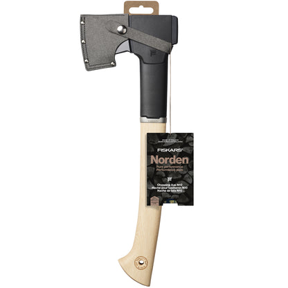Fiskars Norden N10 Chopping Axe with Recycled Leather Sheath (17 in.)